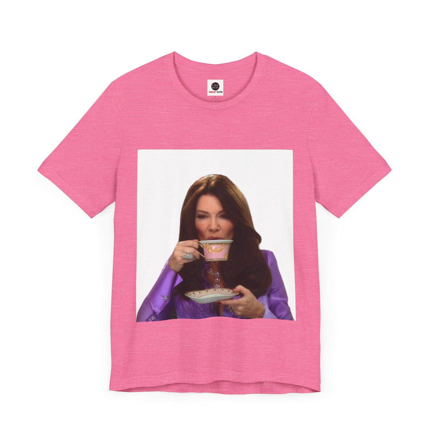 Lisa Vanderpump-Inspired T-Shirt – Pink, Diamonds & Tea