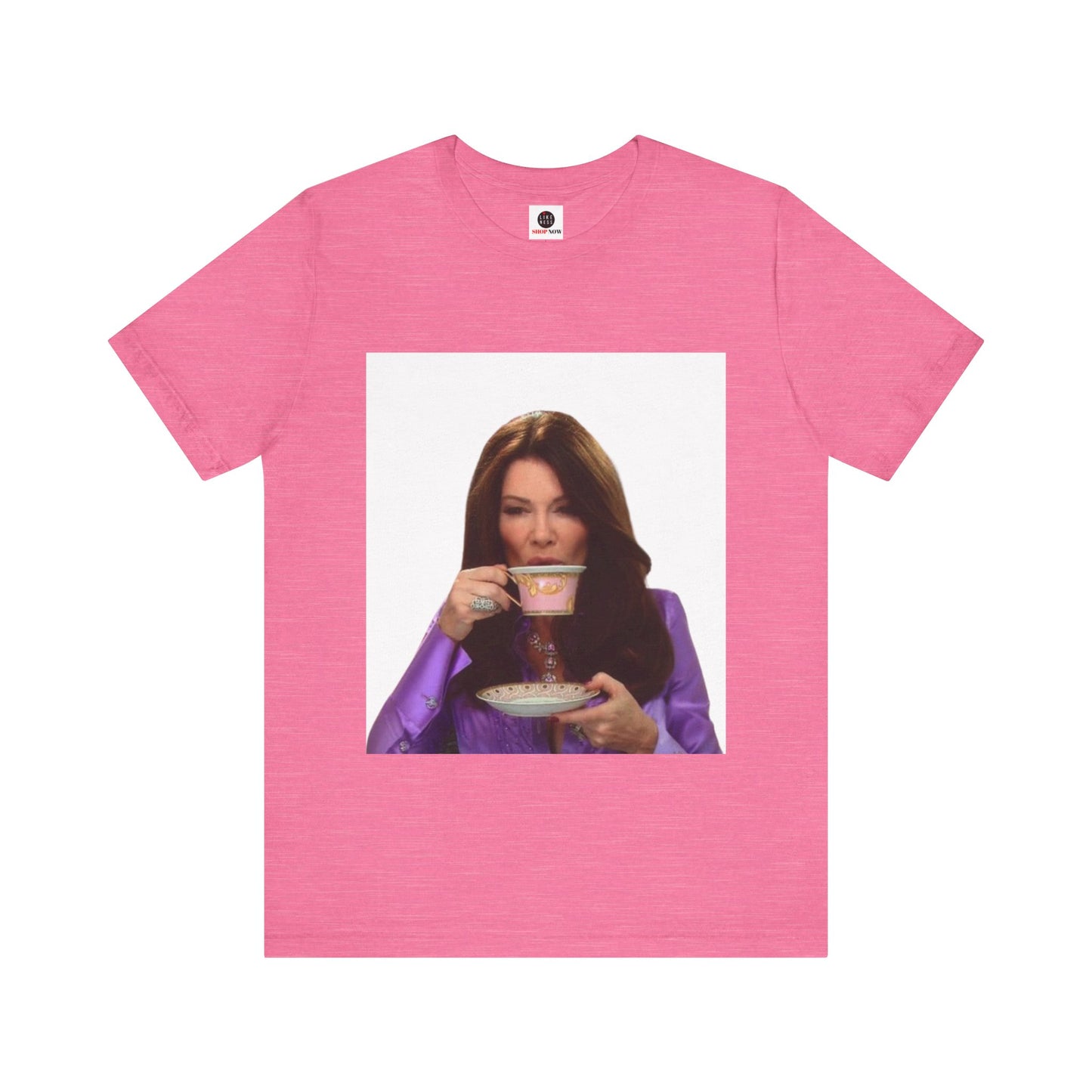 Lisa Vanderpump-Inspired T-Shirt – Pink, Diamonds & Tea