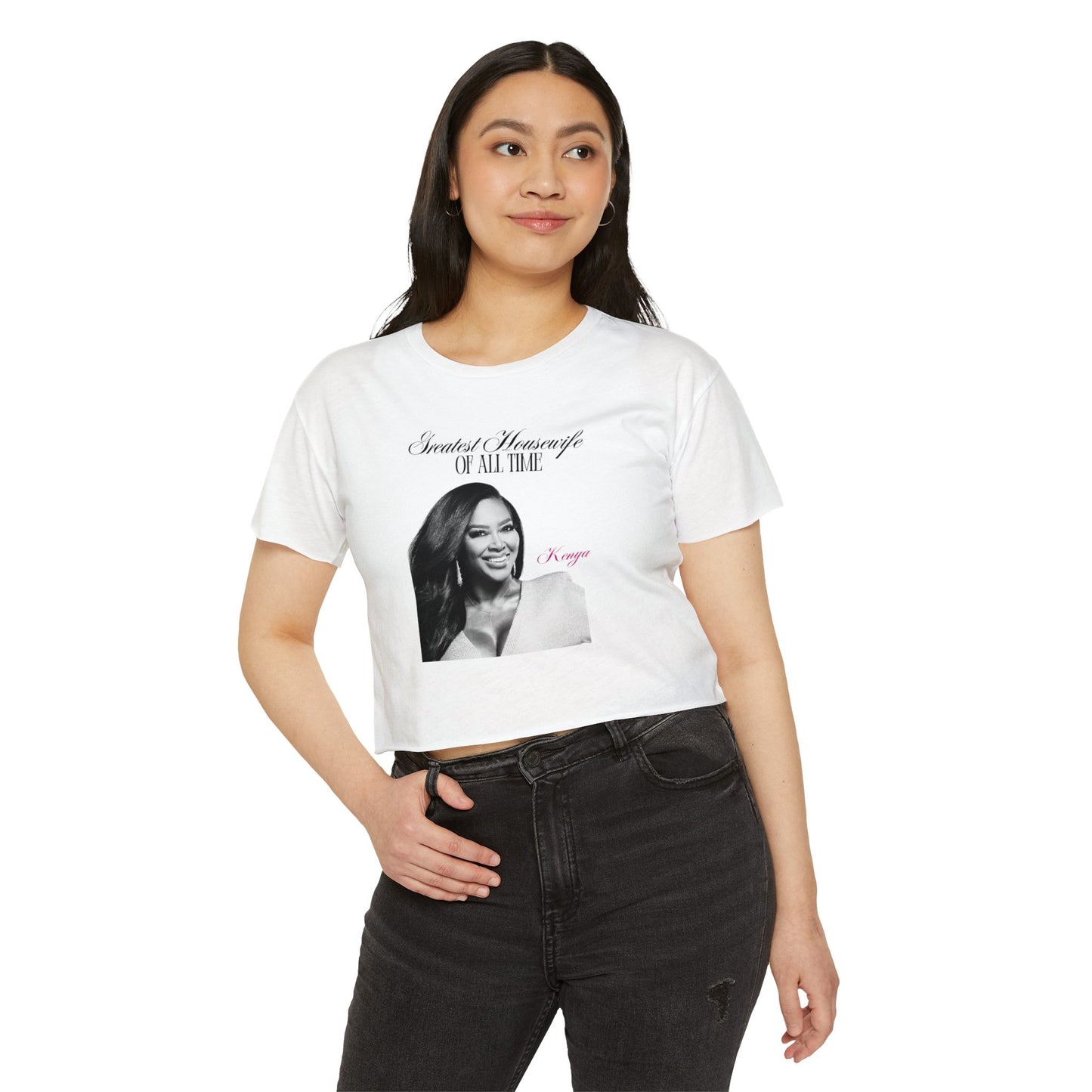 The Real Housewives of Atlanta | Kenya Moore Crop Tee– Greatest Housewife of All Time (G.H.O.A.T.)