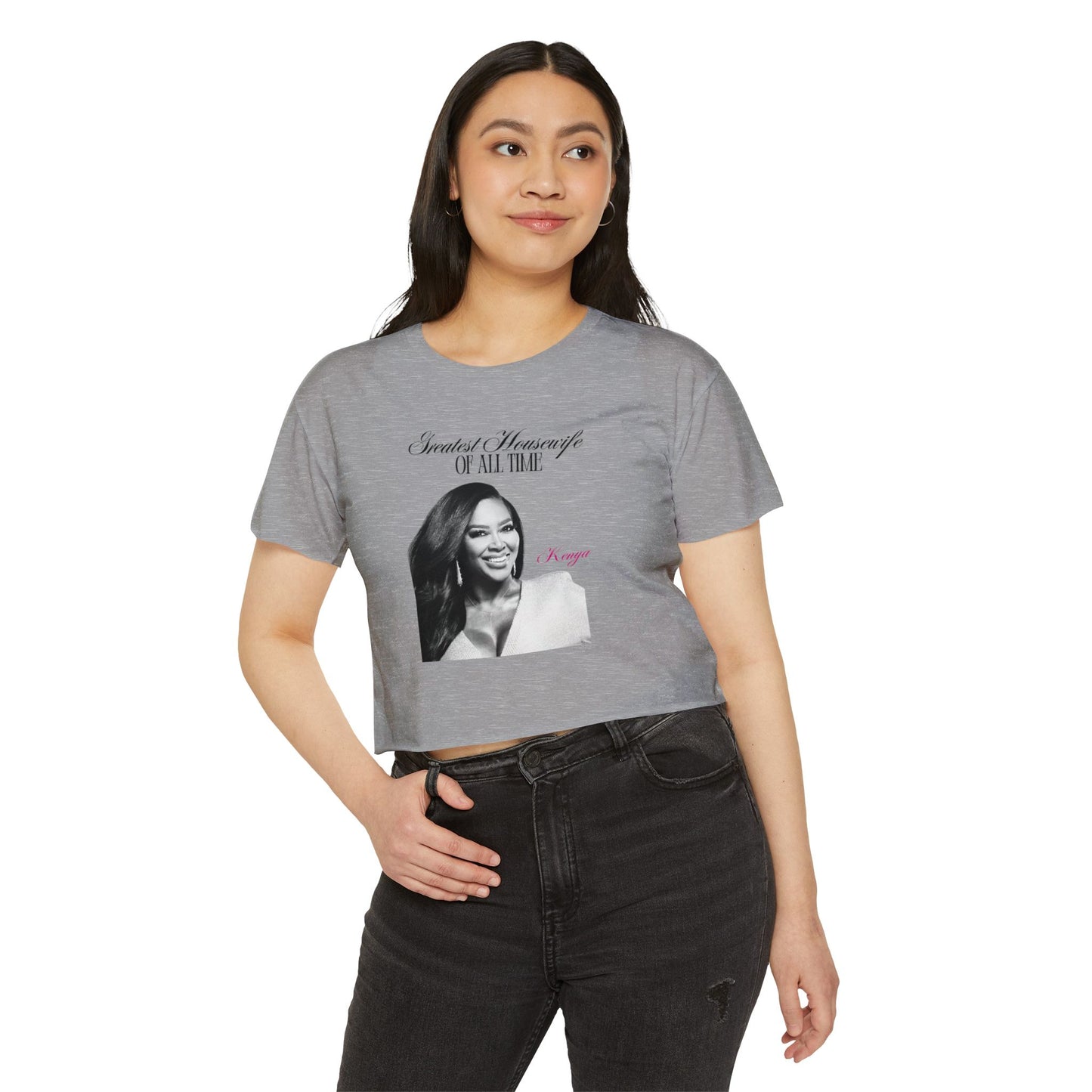 The Real Housewives of Atlanta | Kenya Moore Crop Tee– Greatest Housewife of All Time (G.H.O.A.T.)