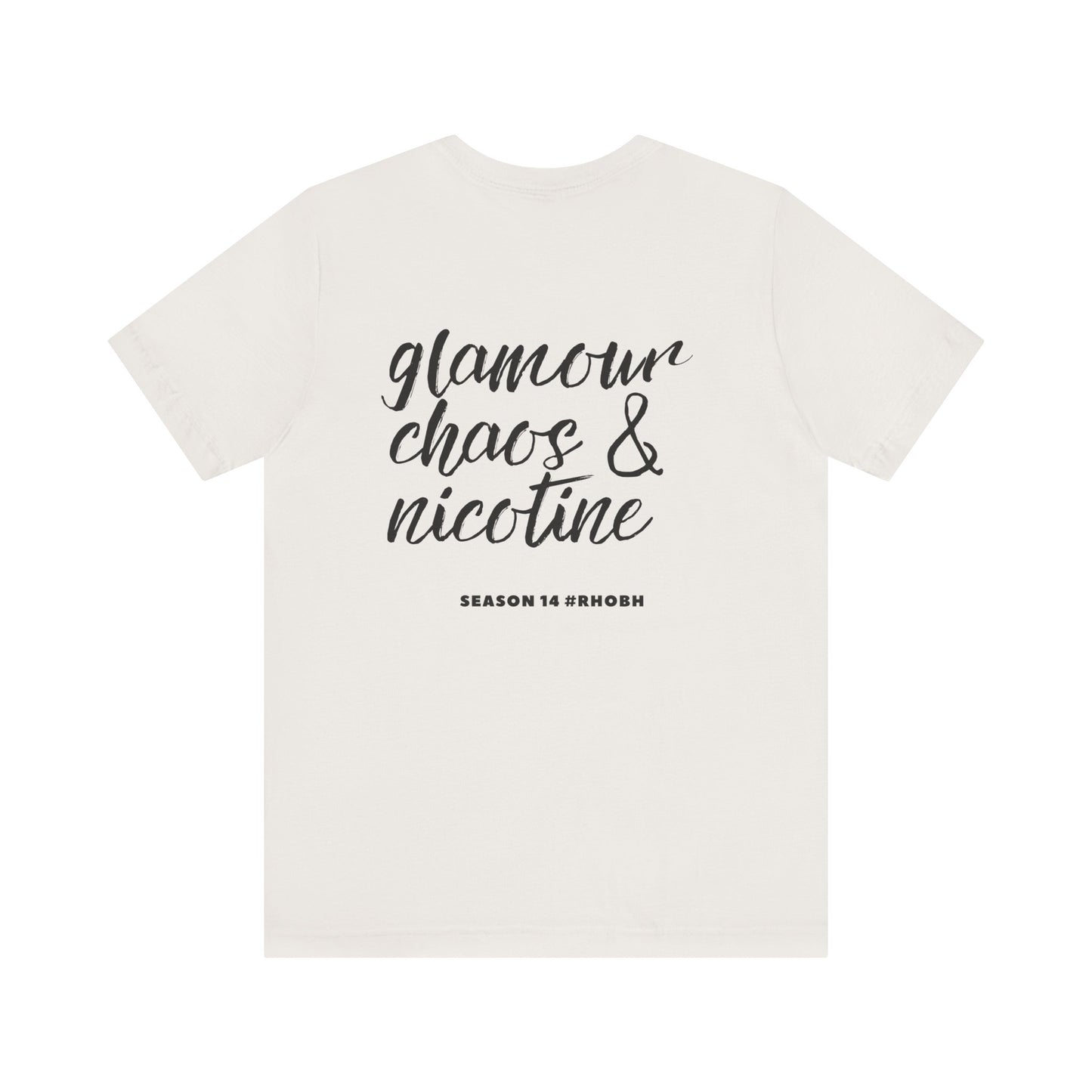 The Real Housewives of Beverly Hills | Dorit Smoking Meme T-Shirt – Glamour. Chaos. Nicotine.