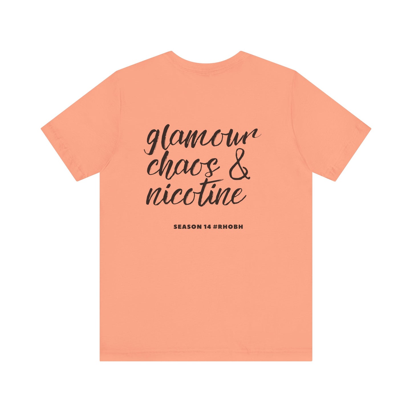The Real Housewives of Beverly Hills | Dorit Smoking Meme T-Shirt – Glamour. Chaos. Nicotine.