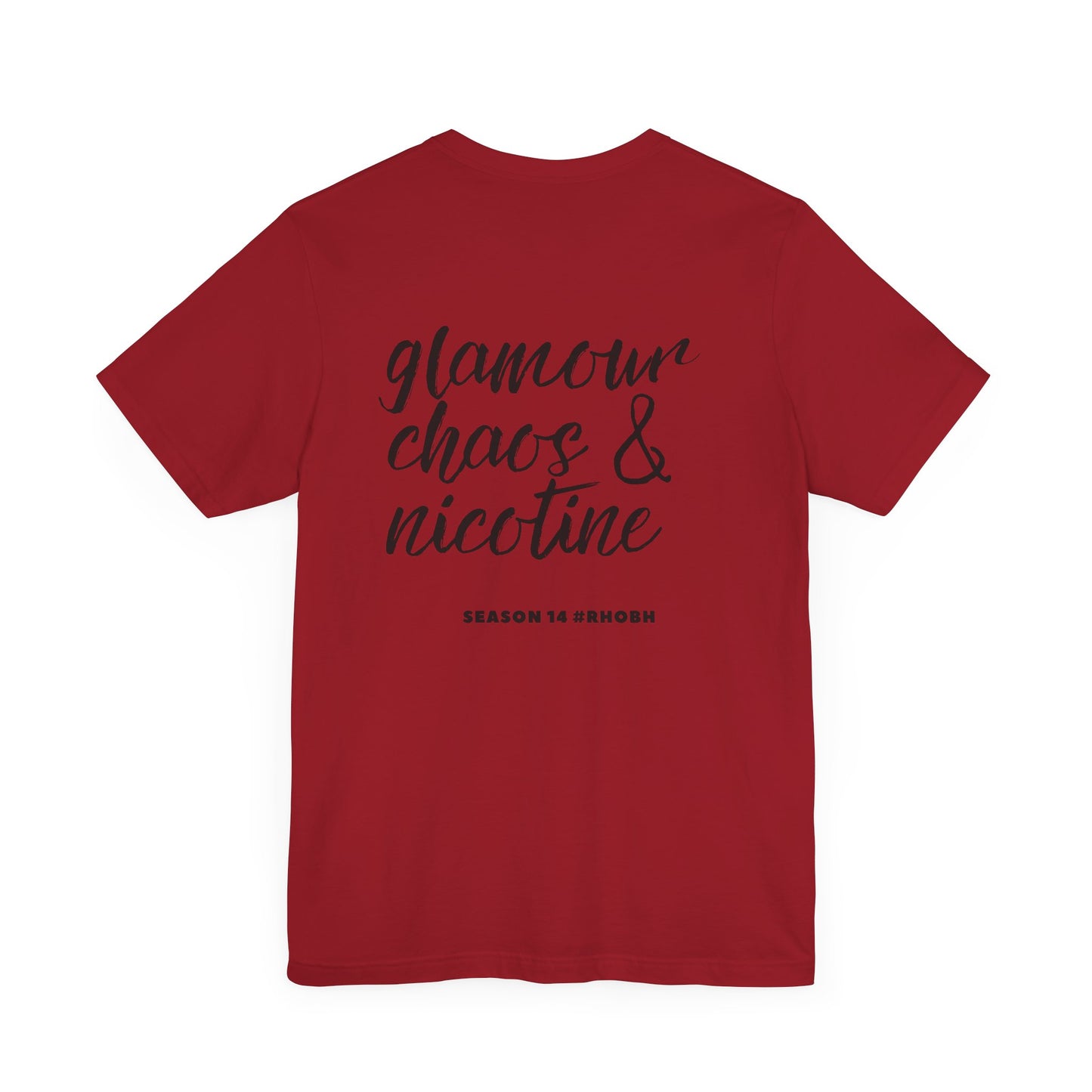 The Real Housewives of Beverly Hills | Dorit Smoking Meme T-Shirt – Glamour. Chaos. Nicotine.