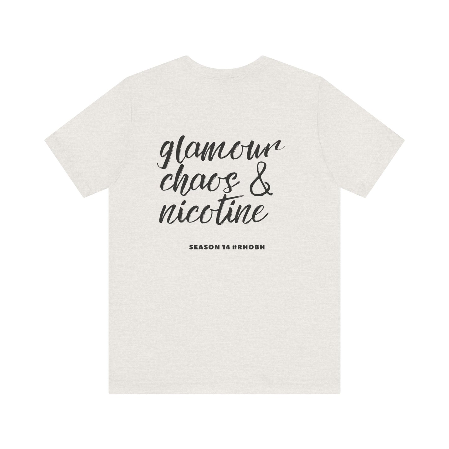The Real Housewives of Beverly Hills | Dorit Smoking Meme T-Shirt – Glamour. Chaos. Nicotine.